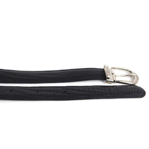 Elico CROCO EMBOSSED BLACK GENUINE LEATHER 1.25\